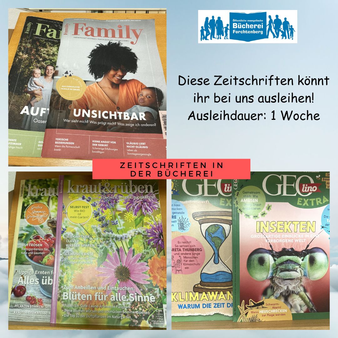 Zeitschriften zum Ausleihen